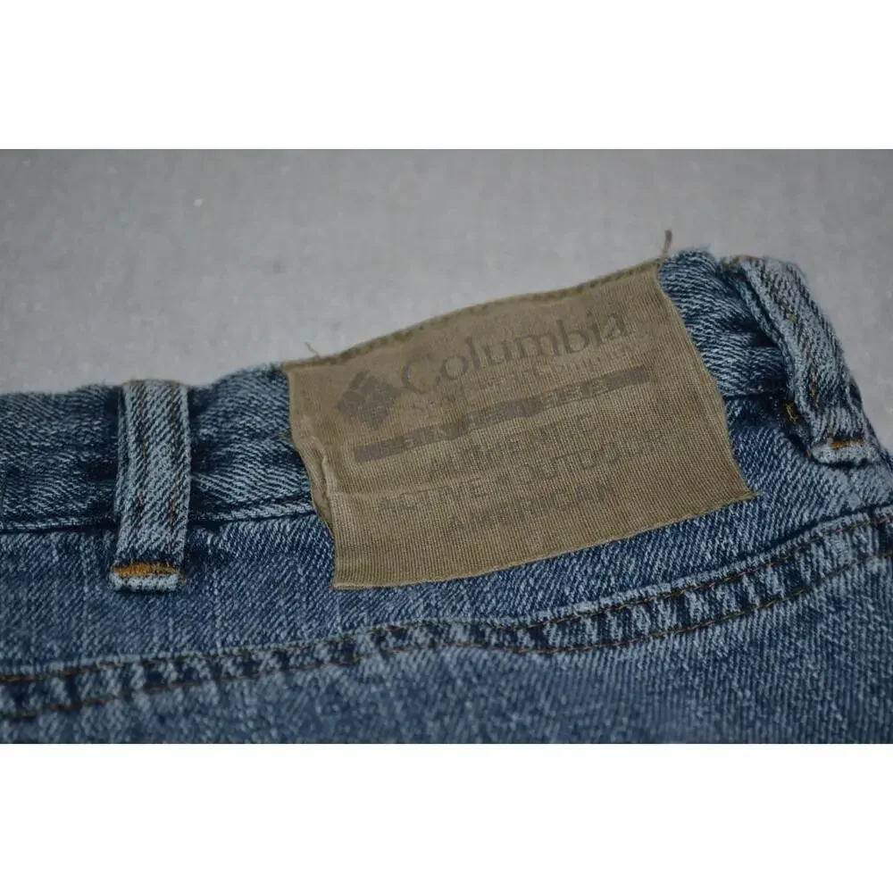 Columbia Jeans Size 38 X 30 Mens Baggie Straight Fit Blue Cotton Denim - Picture 1 of 10